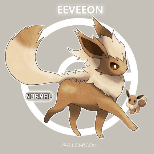 Ilustrador cria 18 novas evoluções incríveis para o pokémon Eevee • DOL