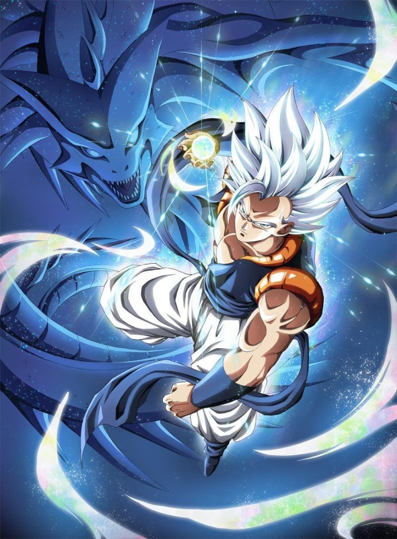 Incrível fã arte mostra como Gogeta ficaria o Instinto Superior